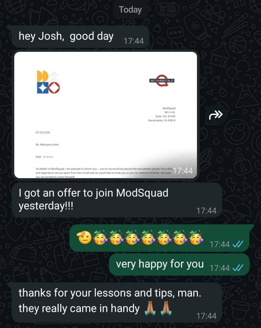 Success story from Ibrahim Abdullahi