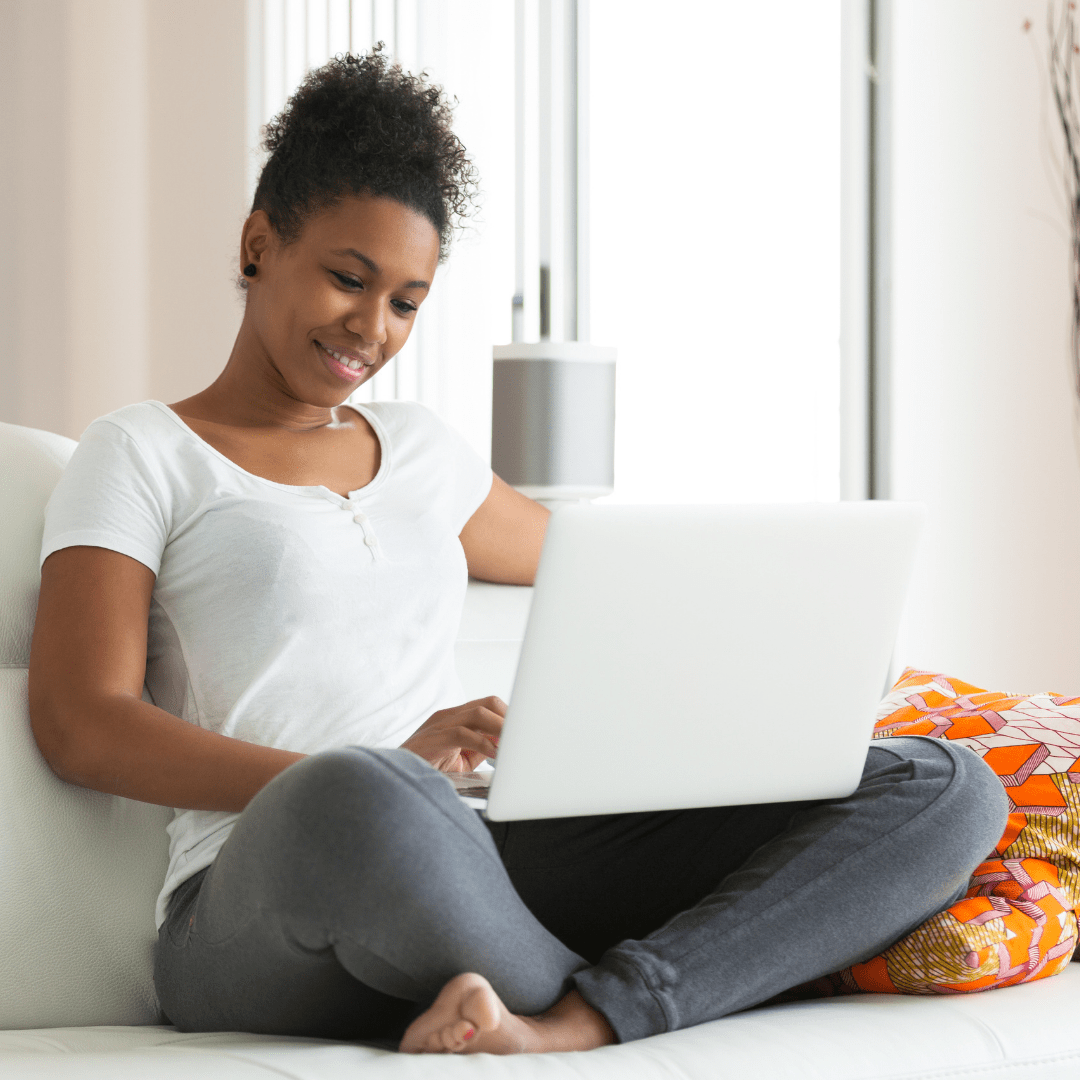 A Virtual Rep Experts student learning remotely
